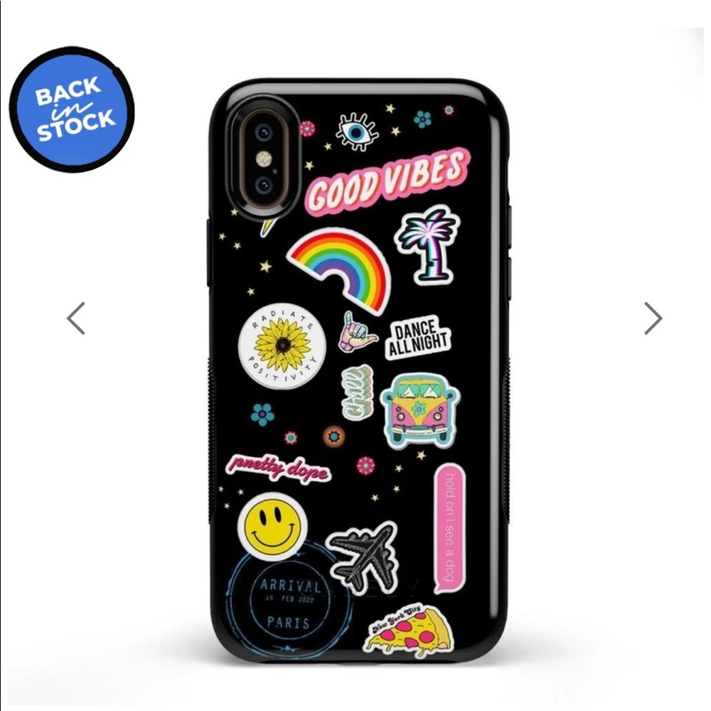 Casely Bold Stuck On U Festival Sticker iPhone X Case